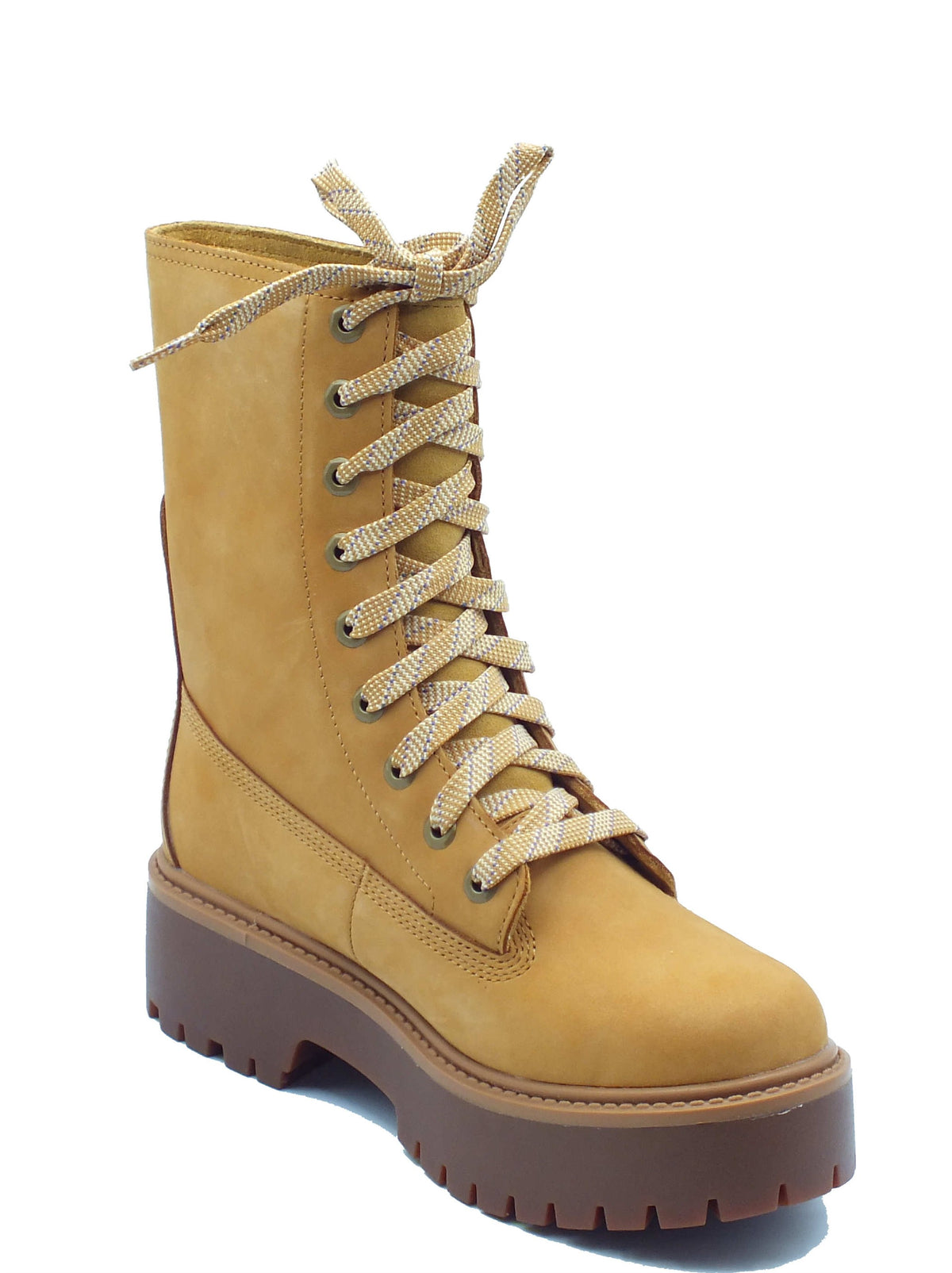 Timberland Timberland Scarponcini Donna 0A5SAH Stone Street Wheat pelle giallo Wheat
