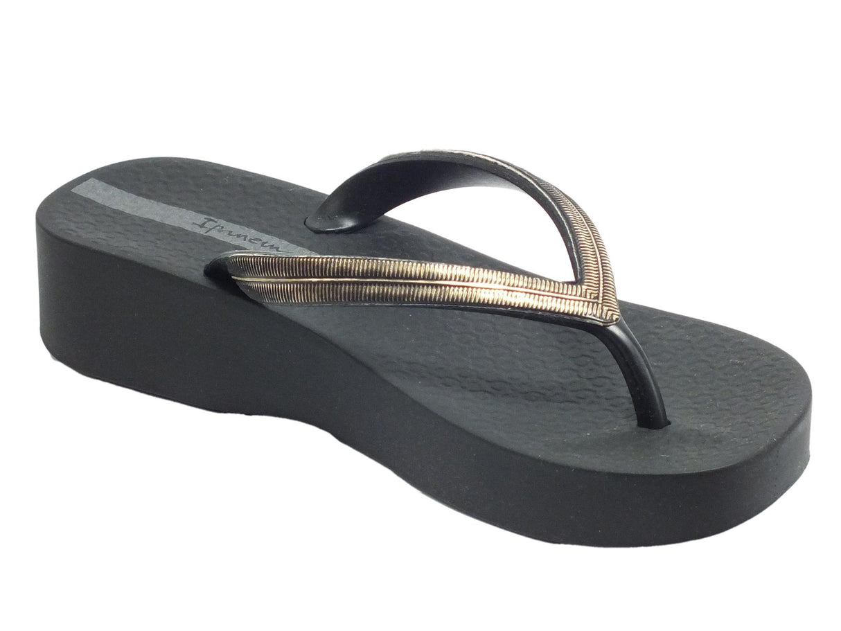 Ipanema Ipanema 82764 Mesh V Plat Fem Black Rose Infradito Grendene Donna zeppa media Black