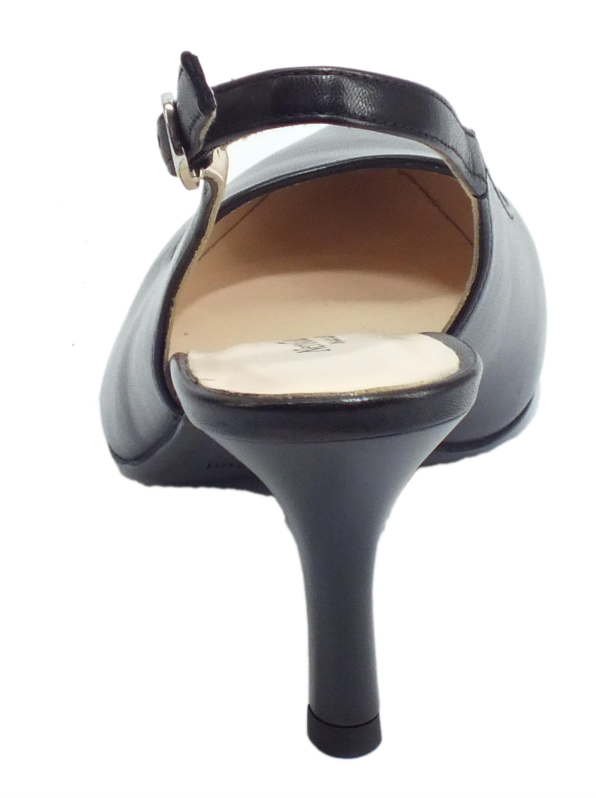 Nero Giardini NeroGiardini E011090DE Nappa Nero Decoltè aperto per Donna in pelle con tacco alto nero