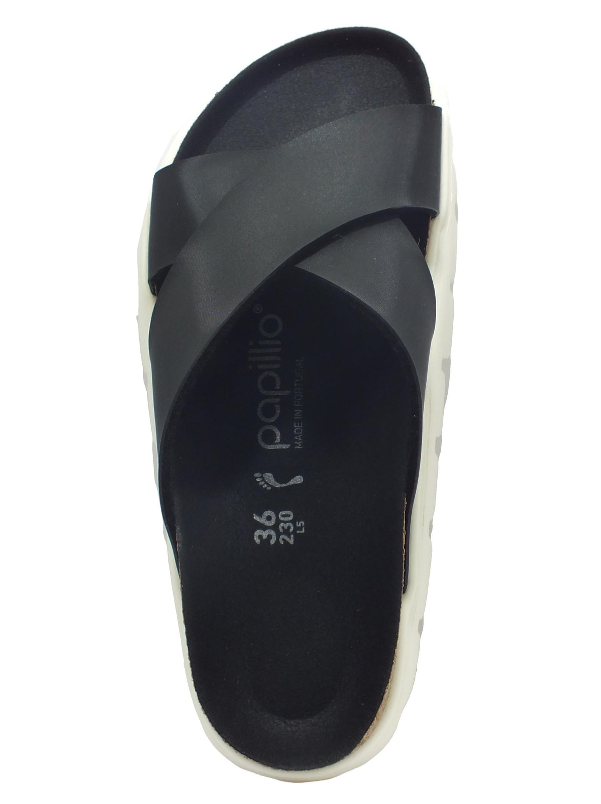 Papillio Papillio Sandali zeppa alta Donna 1015908 Daytona Chunky Damasko Black sintetico nero nero