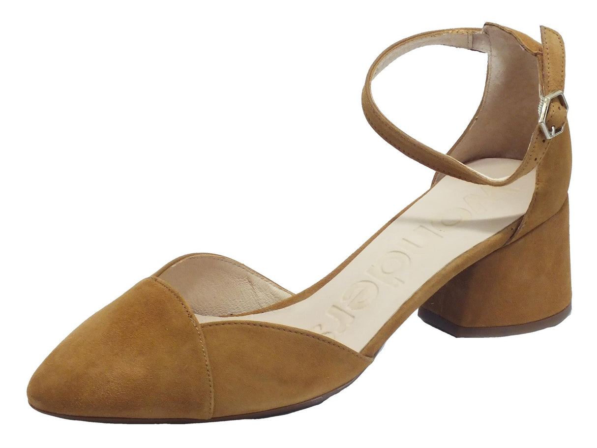 Wonders Wonders I-8002 Ante V Sand Sandali con tacco medio in nabuk Sabbia Ante V Sand