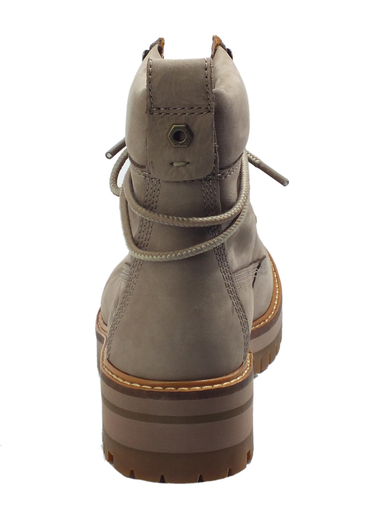 Timberland Timberland 0A1RQX Courmayeur Valley 6 in Boot Taupe Nubuck Scarponcini donna modello Beatles nabuk Taupe