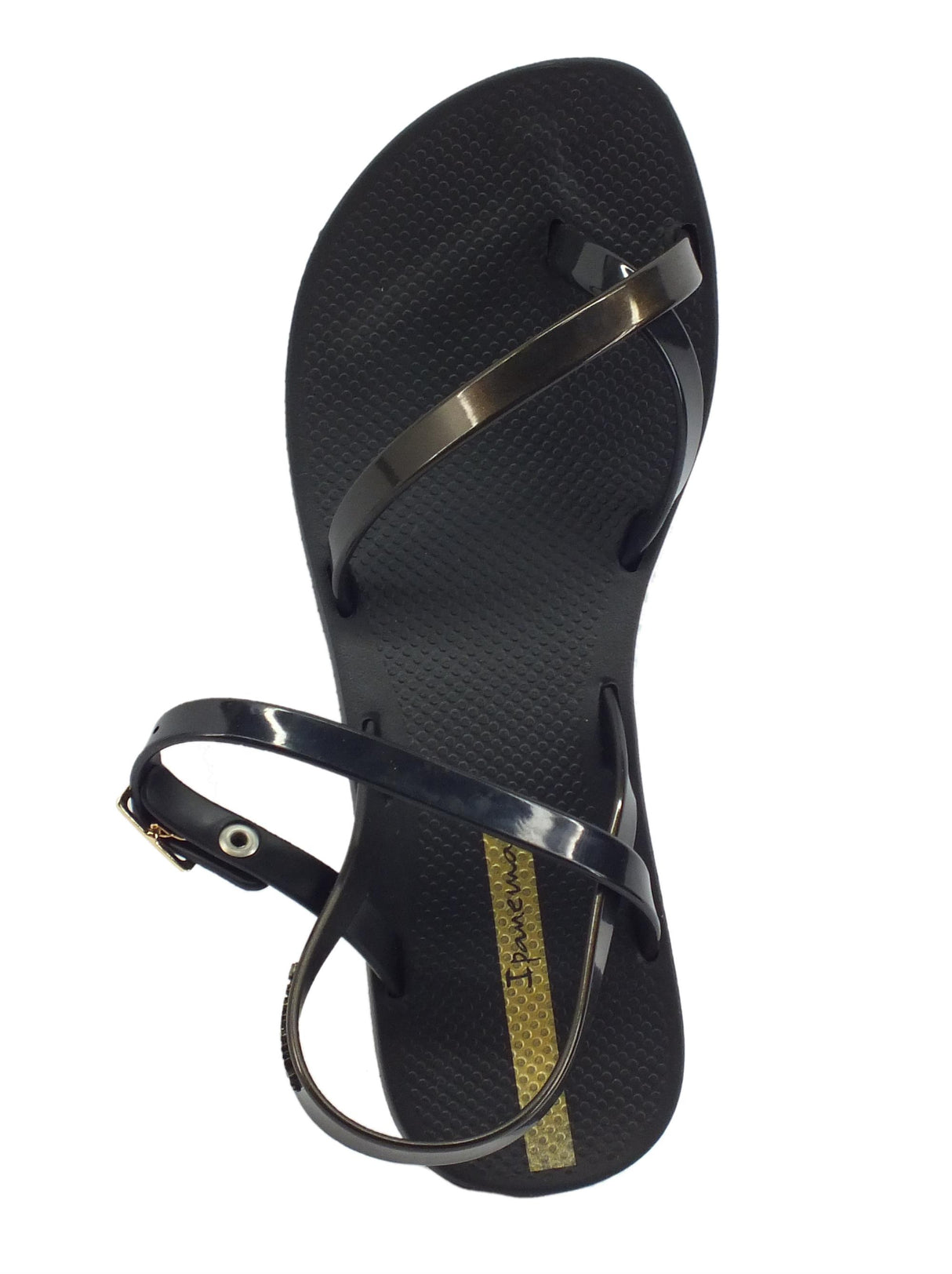 Ipanema Ipanema 82842 Fashion Sand VIII Black Gold Sandali Infradito per Donna in caucciù Black