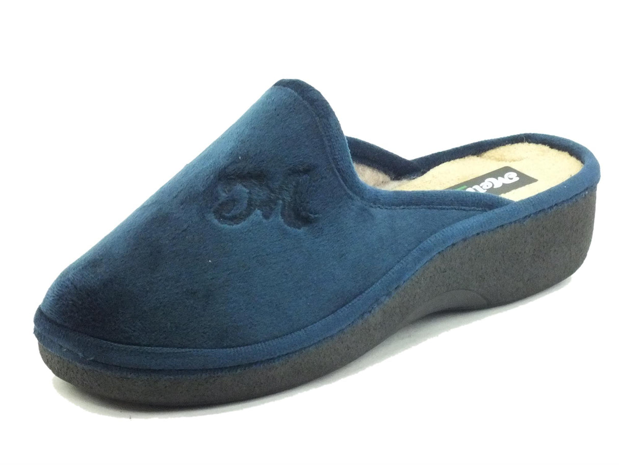 Melluso Melluso PD407A Blu Panfofole per Donna in pile blu Blu