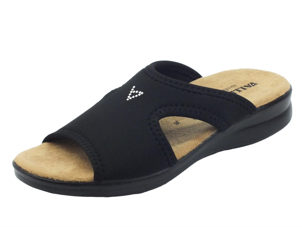 Valleverde Valleverde Pantofole Donna 25321 Nero sintetico nero Nero