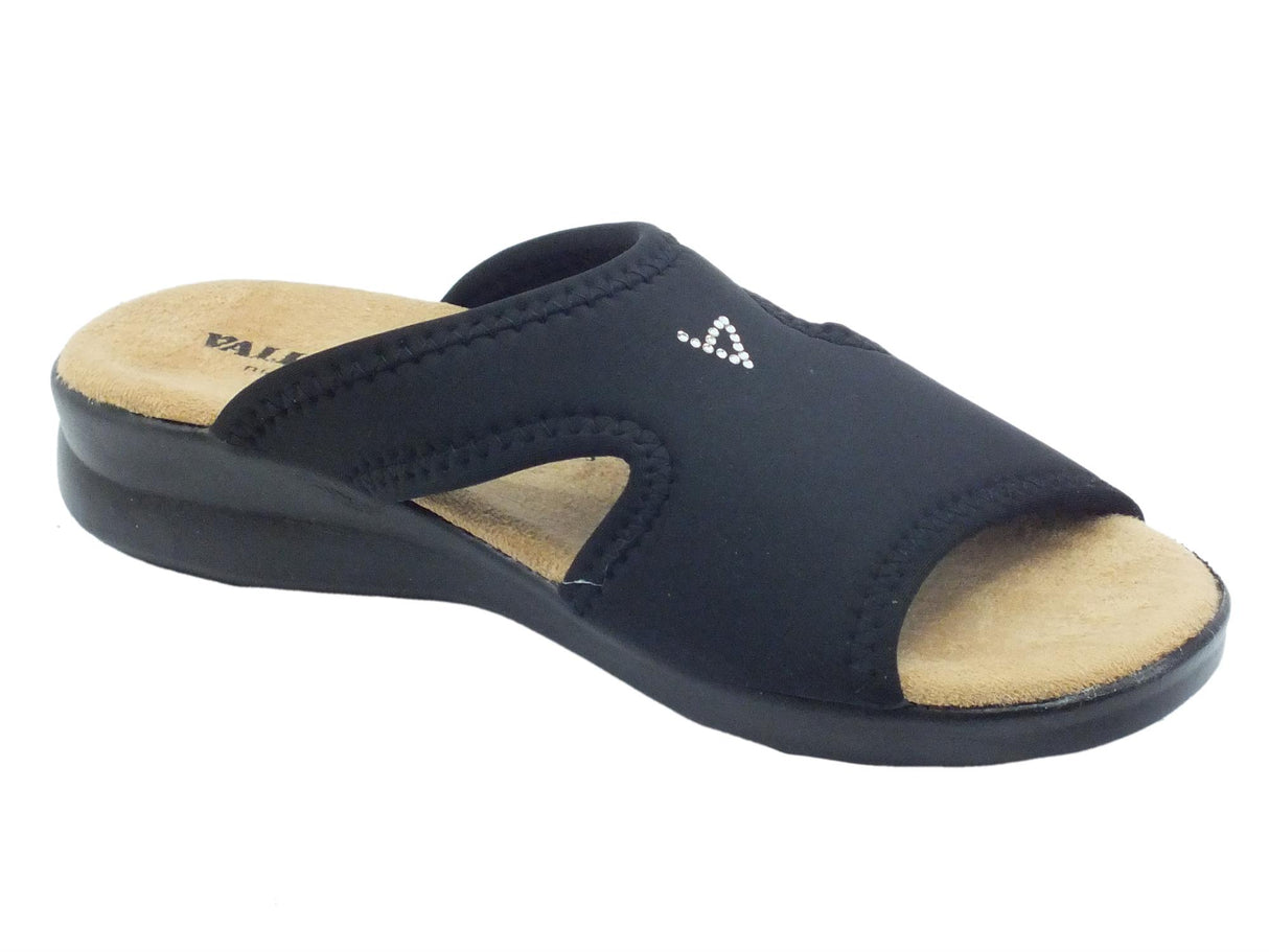 Valleverde Valleverde Pantofole Donna 25321 Nero sintetico nero Nero