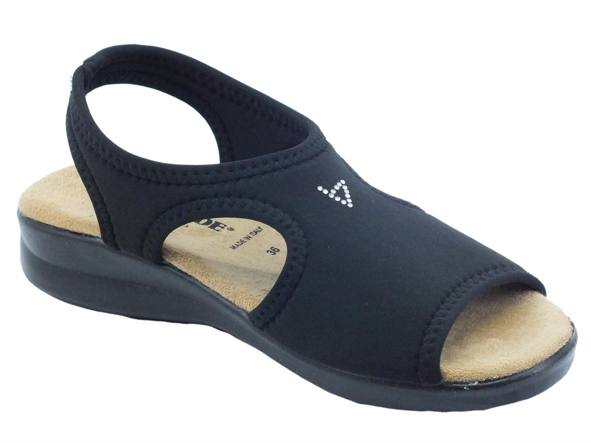 Valleverde Valleverde Pantofole Donna 25322 Nero sintetico nero Nero