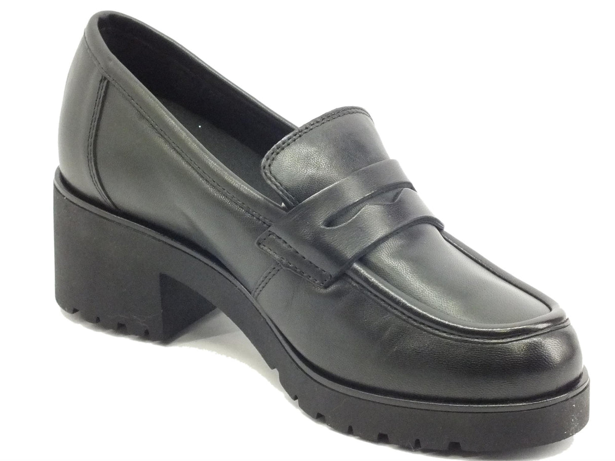 Cinzia Soft Cinzia Soft MI655035 Nero Mocassini classici per Donna in pelle con tacco medio Nero