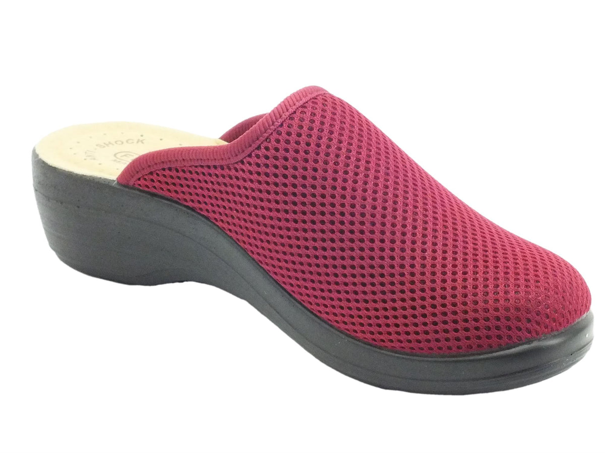 FlyFlot FlyFlot Pantofole Donna T5 368 FE Bordò sintetico rosso Bordò
