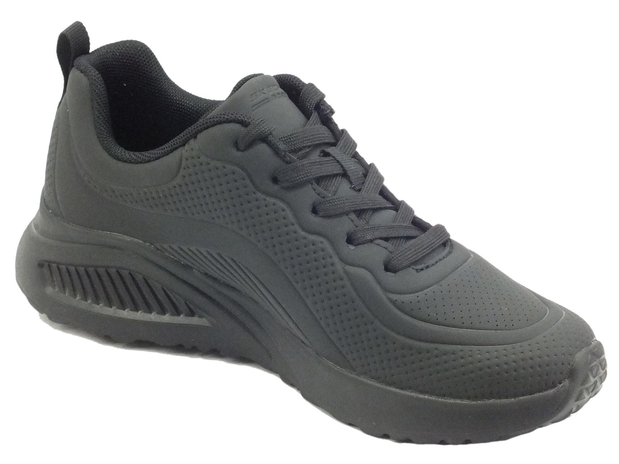 Skechers Skechers 117151 How Street Black Scarpe Sportive per Donna in ecopelle Black