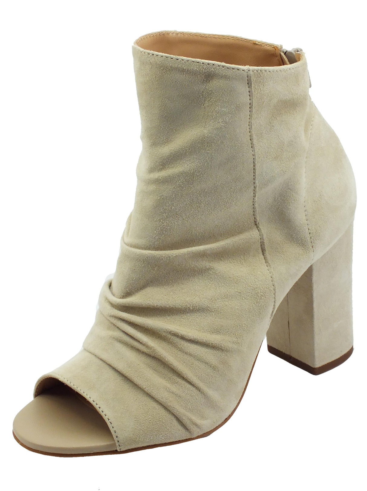 CafèNoir CAFèNOIR EF5002 Beige Tronchetti spuntati per Donna in nabuk con tacco alto Beige