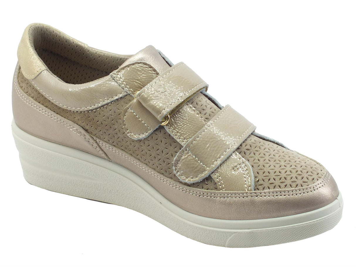 ENVAL Soft ENVAL Soft 1755722 Capra Champagne Sneakers Confort per Donna in tessuto champagne Champagne