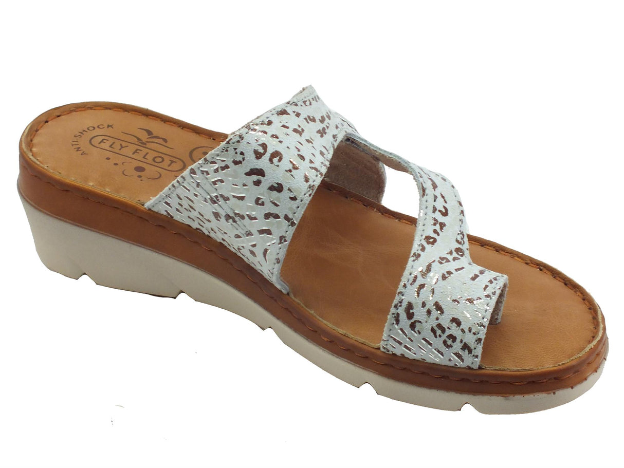 FlyFlot FlyFlot 71 F20 JG Grigio Chi Sandali Infraalluce Donna nabuk effetto animal grigio sottopiede pelle Grigio