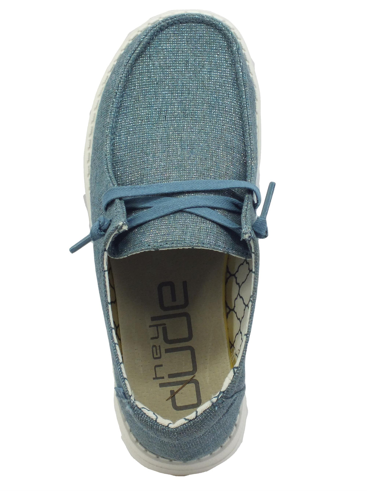 Hey Dude HeyDude Wendy Sparkling Blue Stone Scarpe per Donna in tessuto blu cangiante Blue Stone