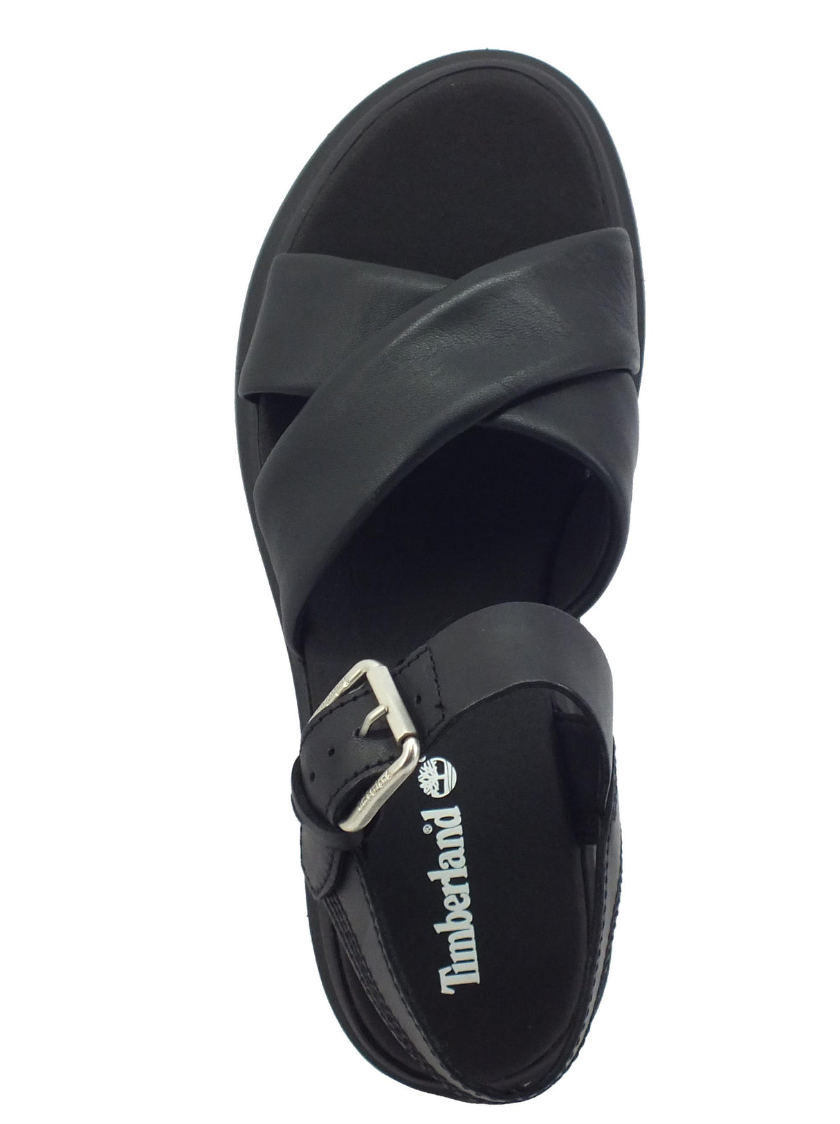 Timberland Timberland 0A2QVJ London Vibe Black Full Grain Sandali per Donna in pelle nero