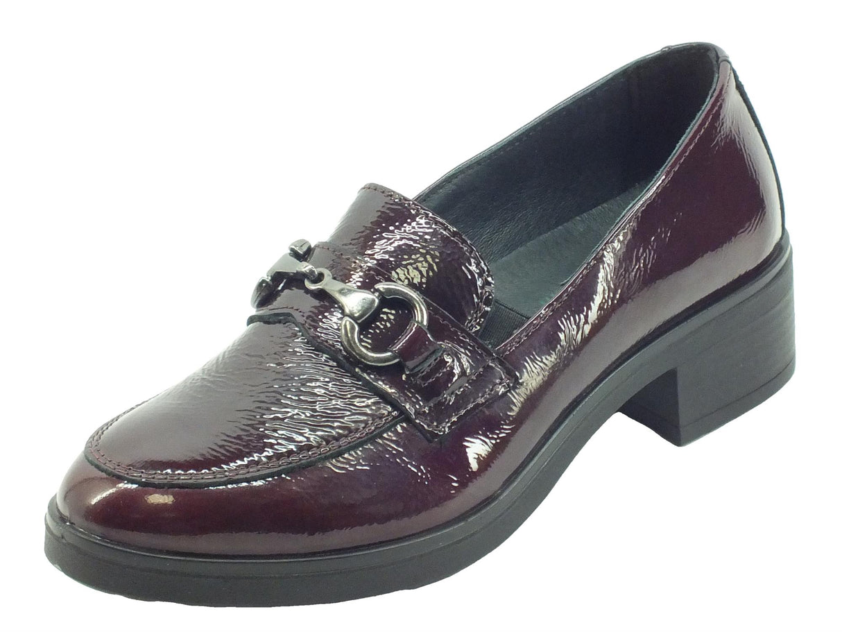 ENVAL Soft ENVAL Soft 2752122 Naplak Bordò Mocassini Confort per Donna in vernice Bordò