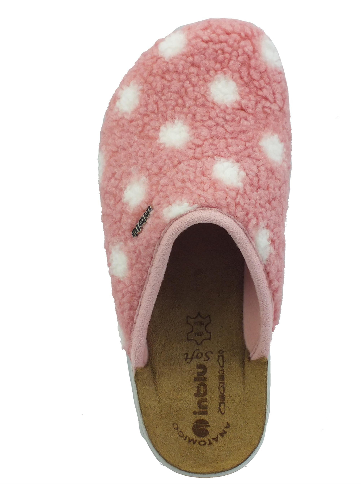 InBlu InBlu CT000024 Rosa Pantofole per Donna in tessuto spugna sottopiede anatomico Rosa