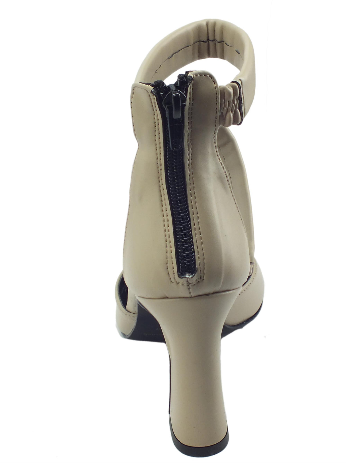 Nacrèe Nacrèe 5637005 Nappa Tortora Sandali eleganti per Donna a punta tacco alto tortora