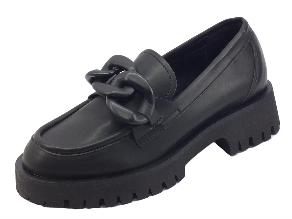 Nacrèe Nacrèe 631023 Spazzolato Nero Mocassini eleganti per Donna modello classico nero