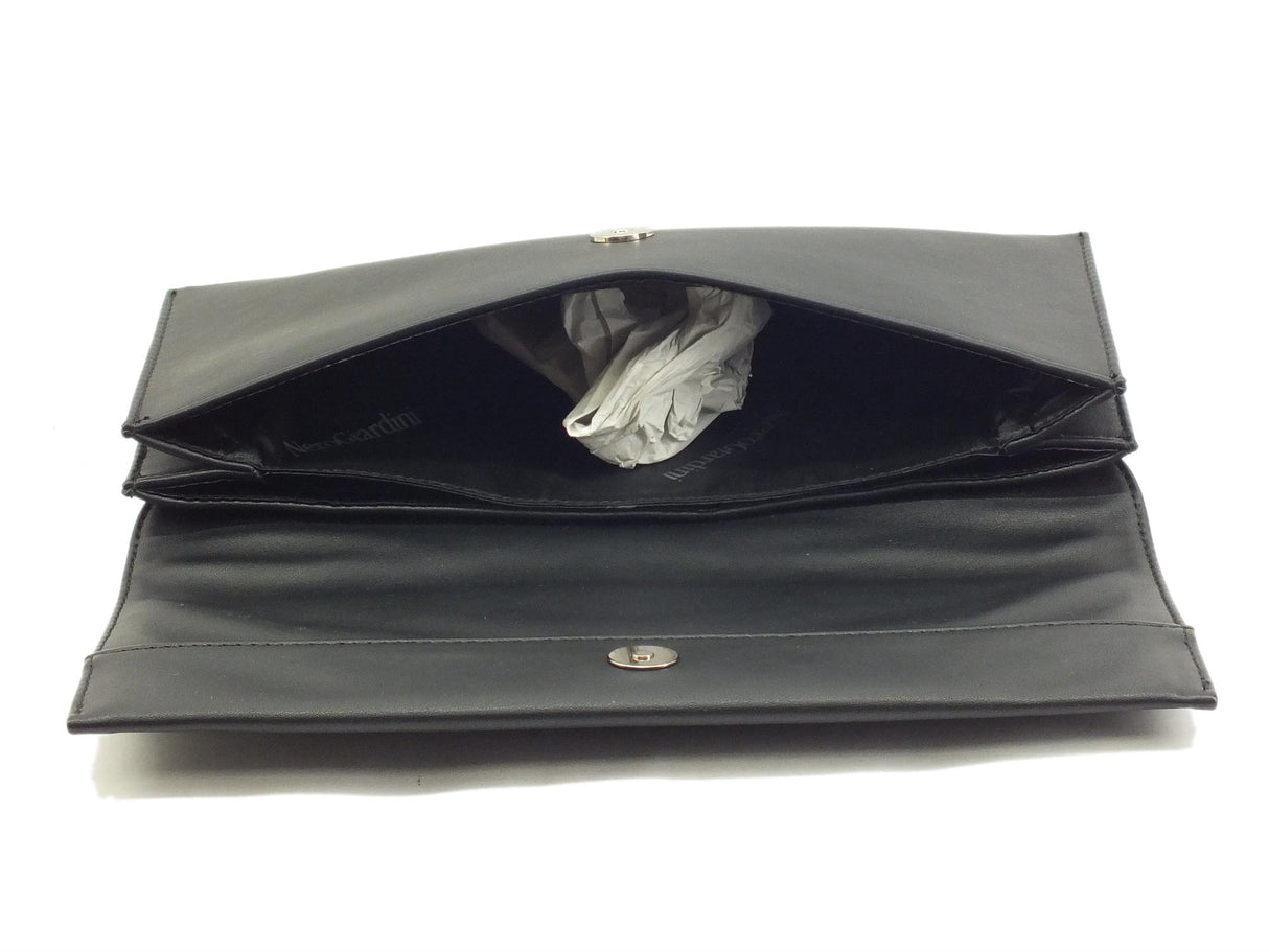 Nero Giardini NeroGiardini E047009D Amur Nero Pochette a portafogli con tracollina per Donna in sintetico nero