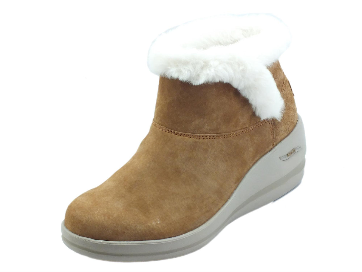 Skechers Skechers 144470 Arch Fit Elegant Chestnut Tronchetti per Donna in nabuk con ecopellicciotto Fit Elegant Chestnut