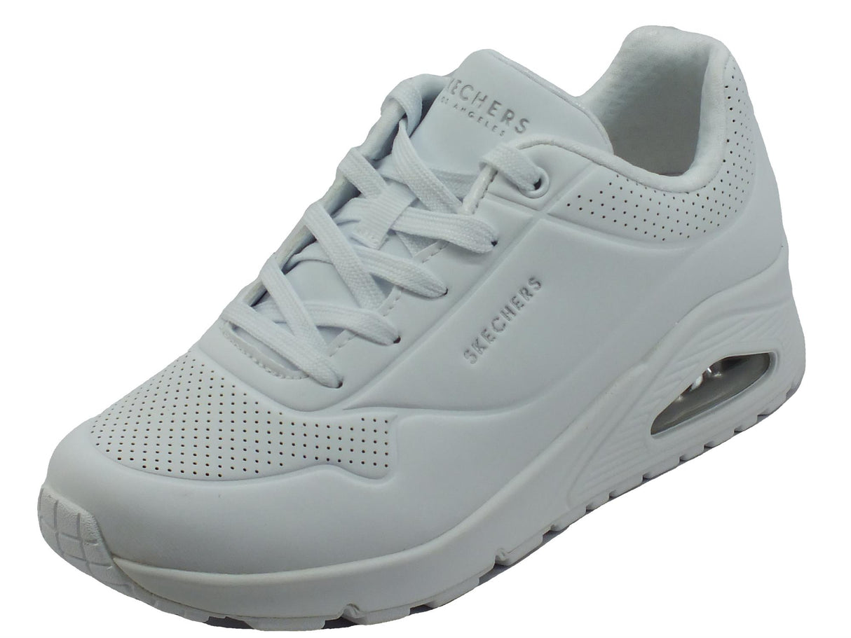 Skechers Skechers 73690 Stand On Air White Scarpe Sportive per Donna in ecopelle White