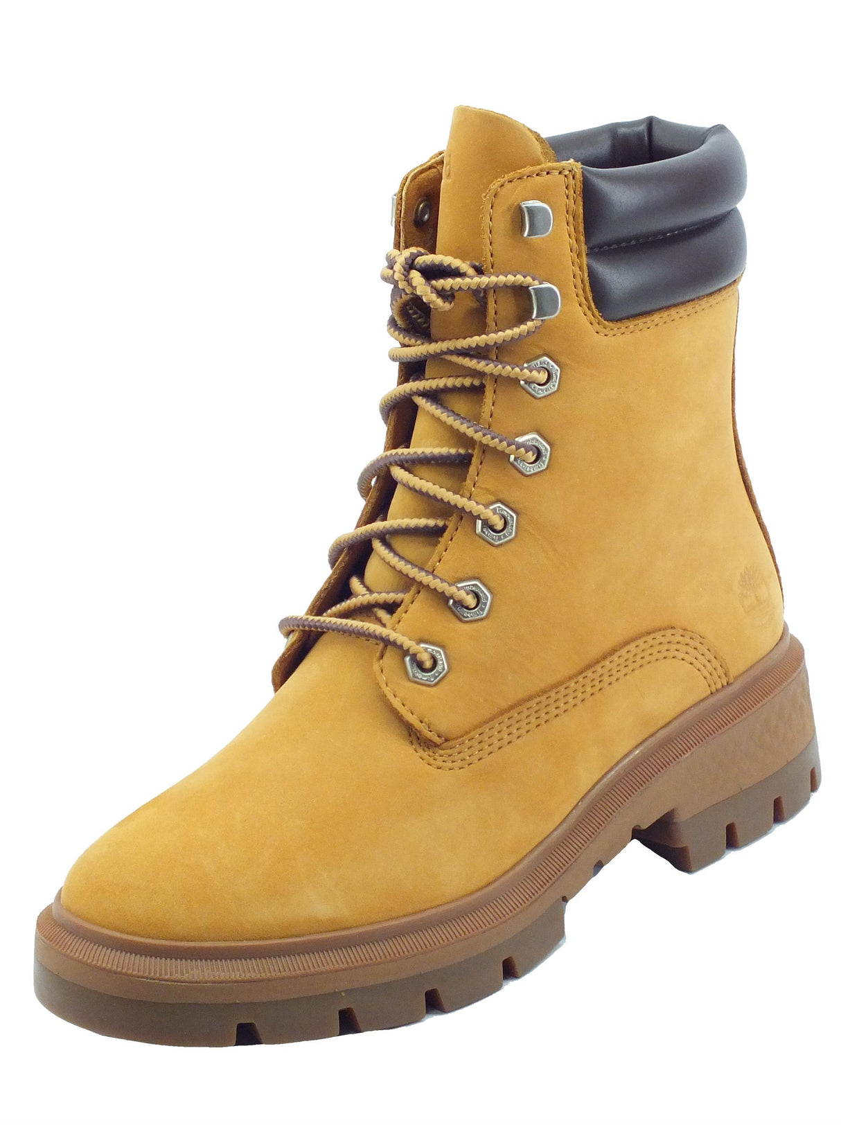 Timberland Timberland 0A5N9S Cortina Valley Nubuck Scarponcini per donna in nabuk giallone giallone