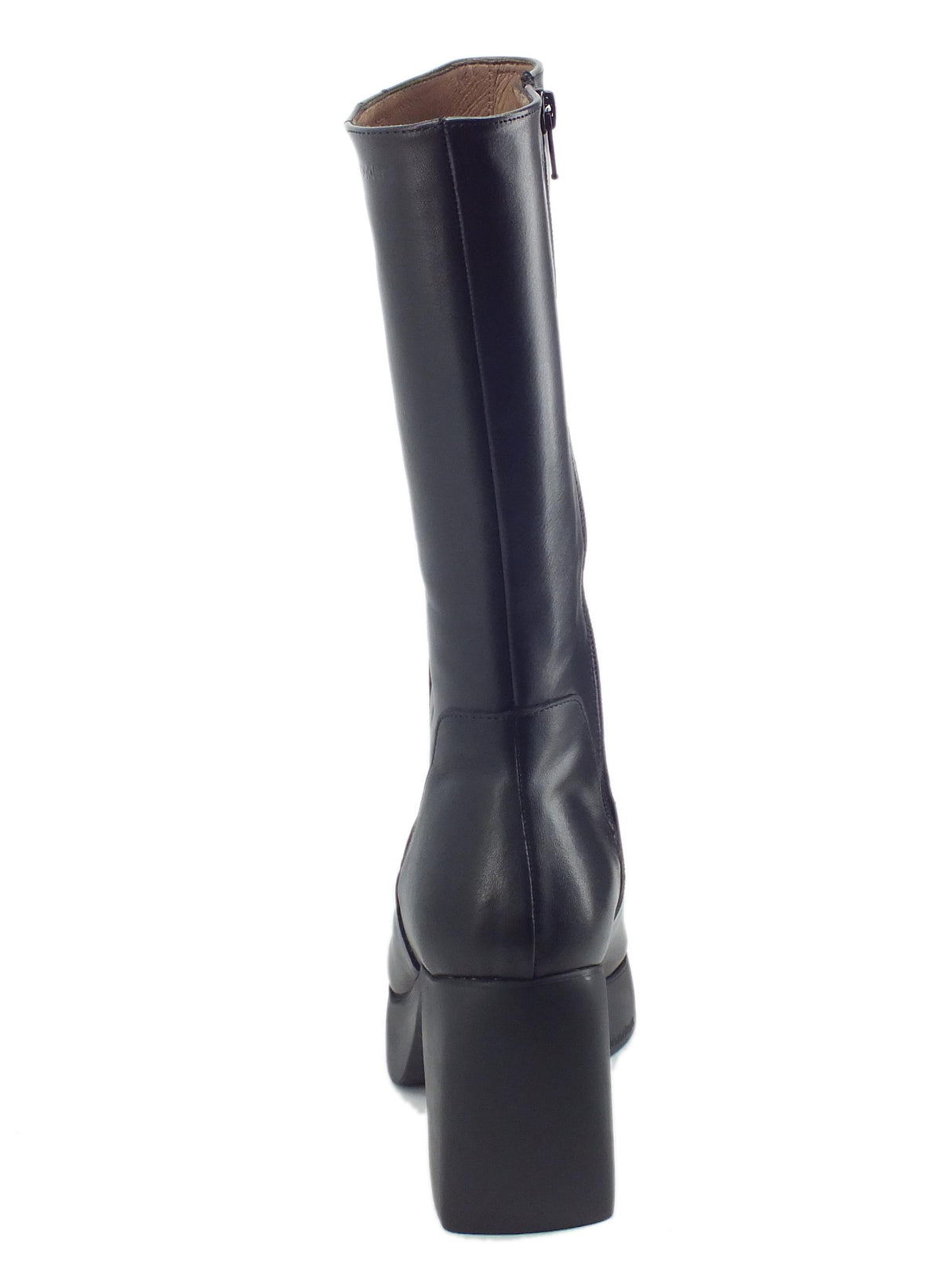 Wonders Wonders H-4922 Iseo I Negro Stivali per Donna in pelle tacco alto nero