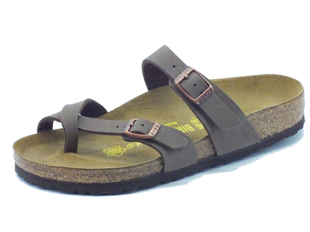 Birkenstock Sandali Birkenstock per donna marrone con sottopiede anatomico MOCCA