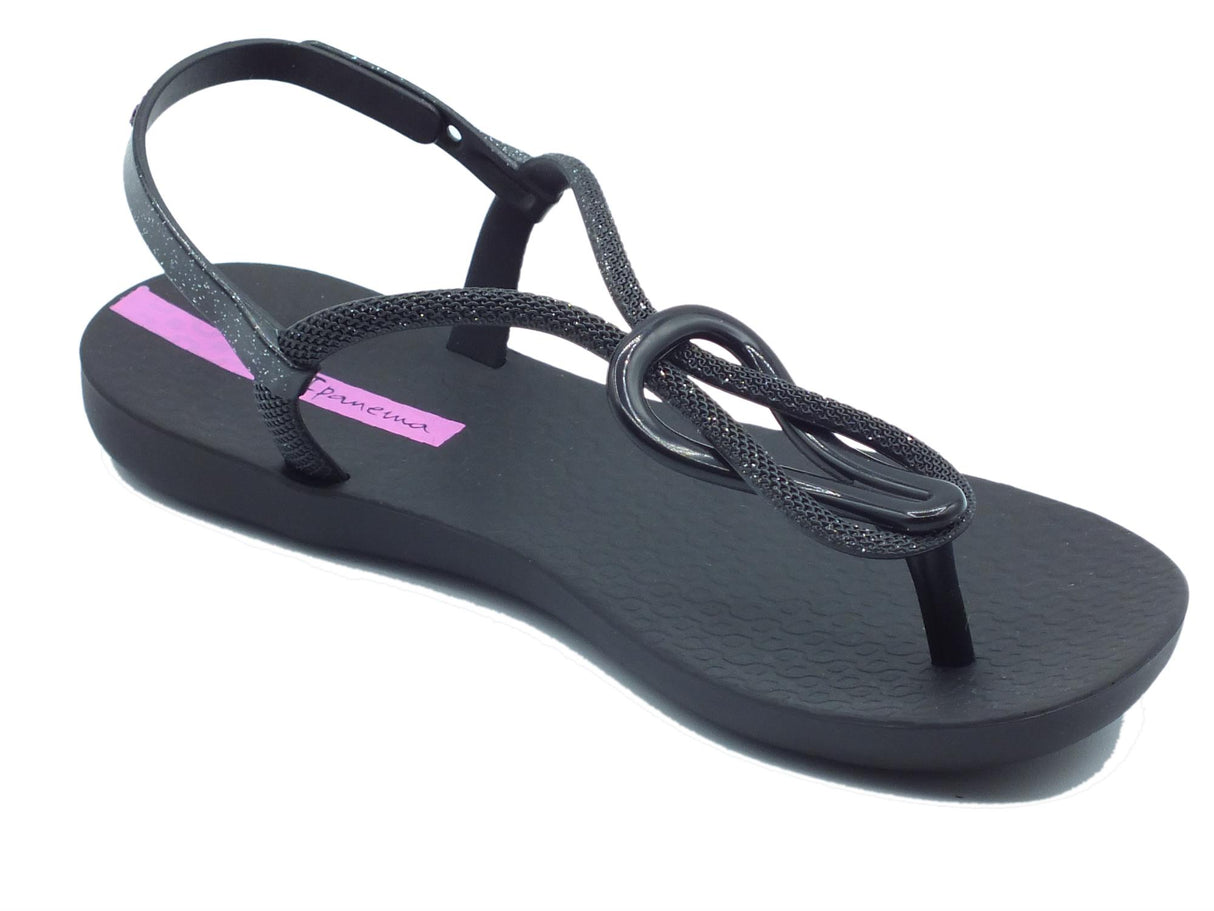 Ipanema Ipanema 83247 Trendy Fem Black Infradito per Donna in gomma con fibietta di regolazione Black