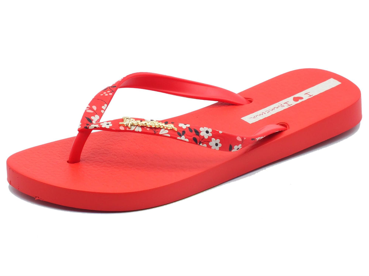 Ipanema Ipanema 83443 Duna Fem Red Infradito per Donna in gomma con zeppetta bassa Red