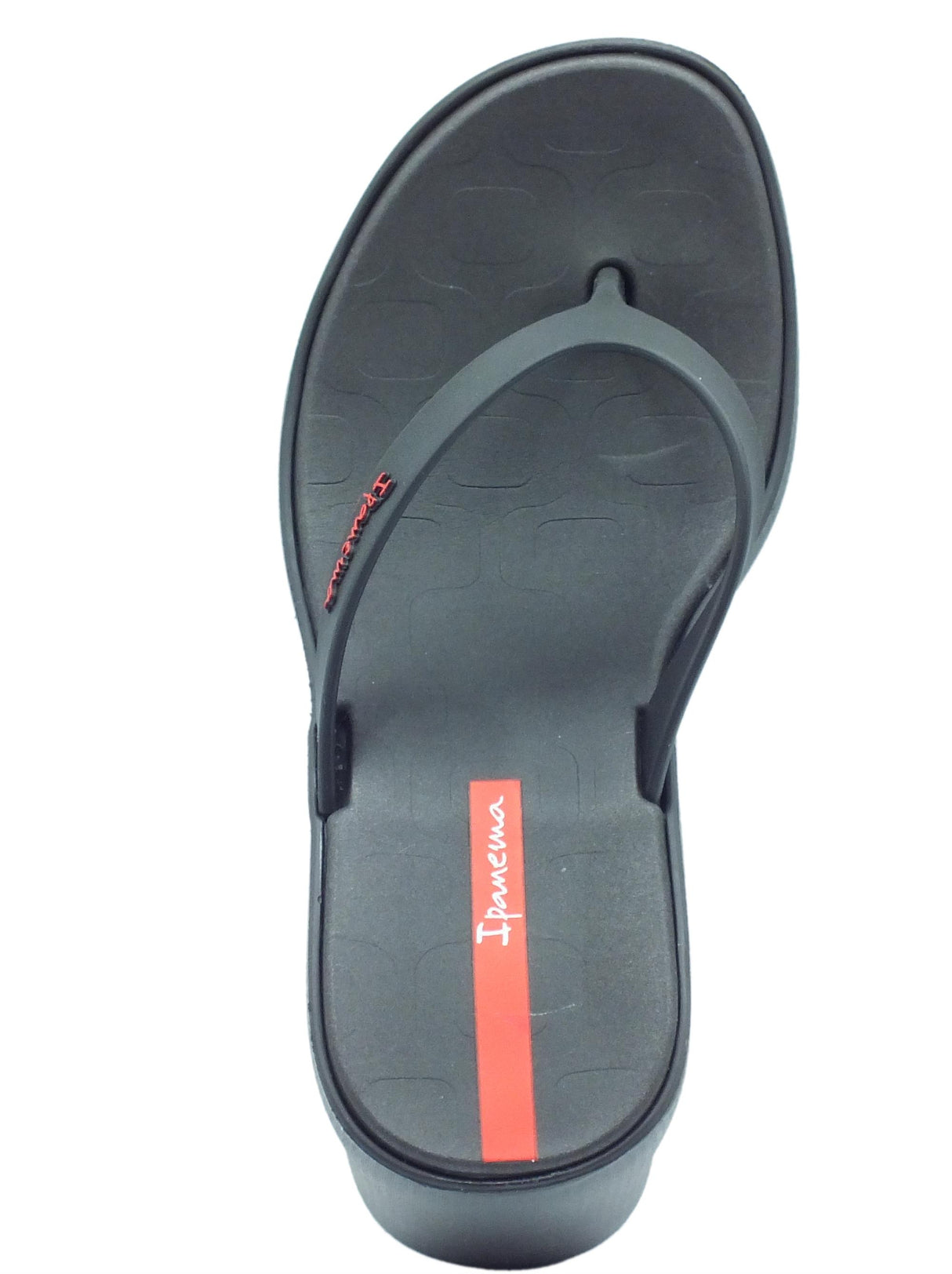 Ipanema Ipanema 83444 Aloha Fem Black Infradito per Donna in gomma con zeppa alta Black