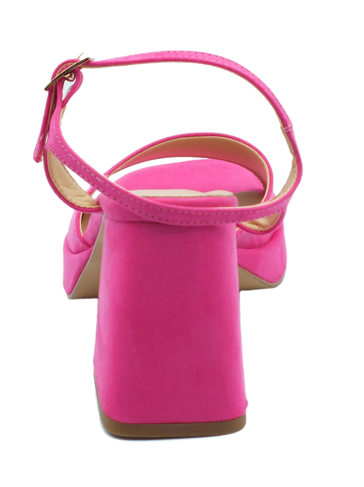 Nacrèe Nacrèe ZOE004 Cam Fuxia Sandali eleganti per Donna in econabuk con tacco alto Fuxia