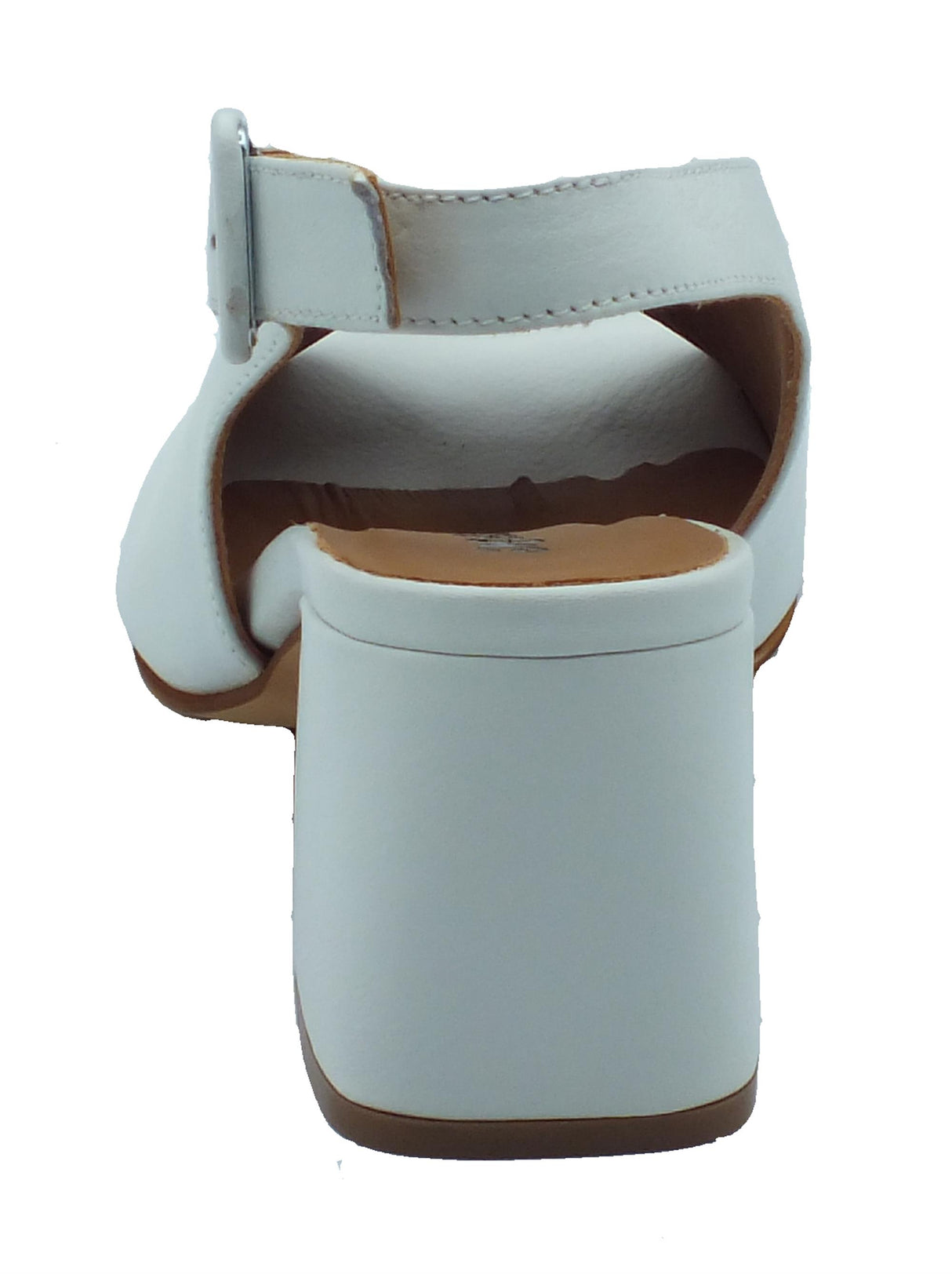 Melluso Melluso N622D Melissa Bianco Sandali per Donna in pelle con tacco alto e fibbiona Bianco