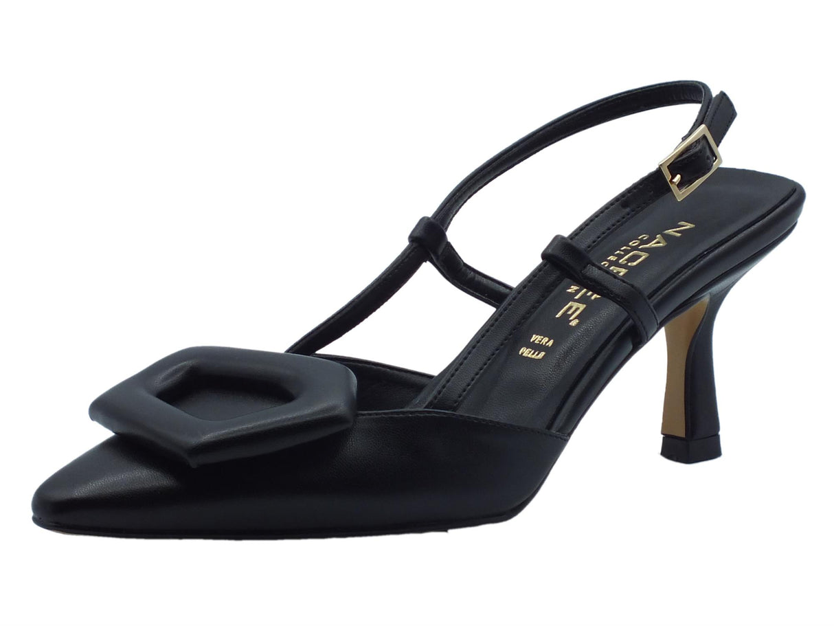 Nacrèe Nacrèe 396049 Cap Nero Sandali eleganti per donna tacco medio Nero