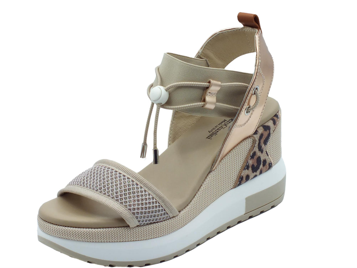 Nero Giardini NeroGiardini E307750D Phard Sandali per Donna in pelle con zeppa alta Phard