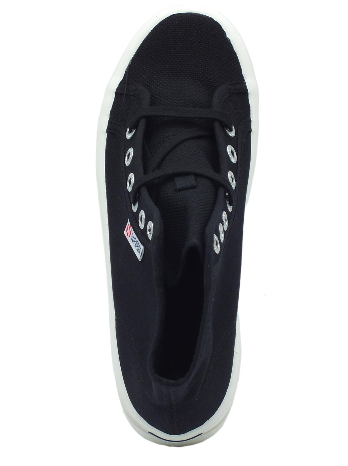 Superga Superga 2341 Alpina Black Scarponcini sportivi per Donna in tessuto nero Black