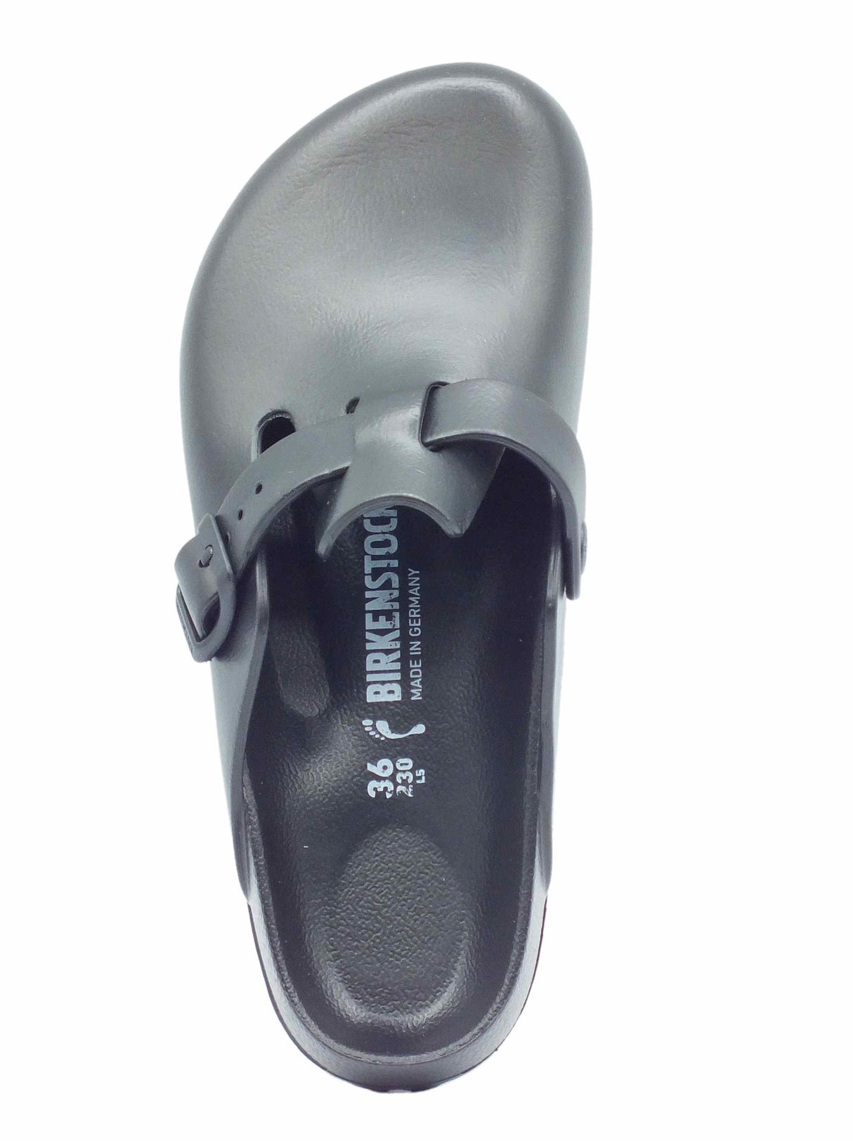 Birkenstock Birkenstock 0127103 Boston Eva Black Sandali per Donna in gomma nera Black