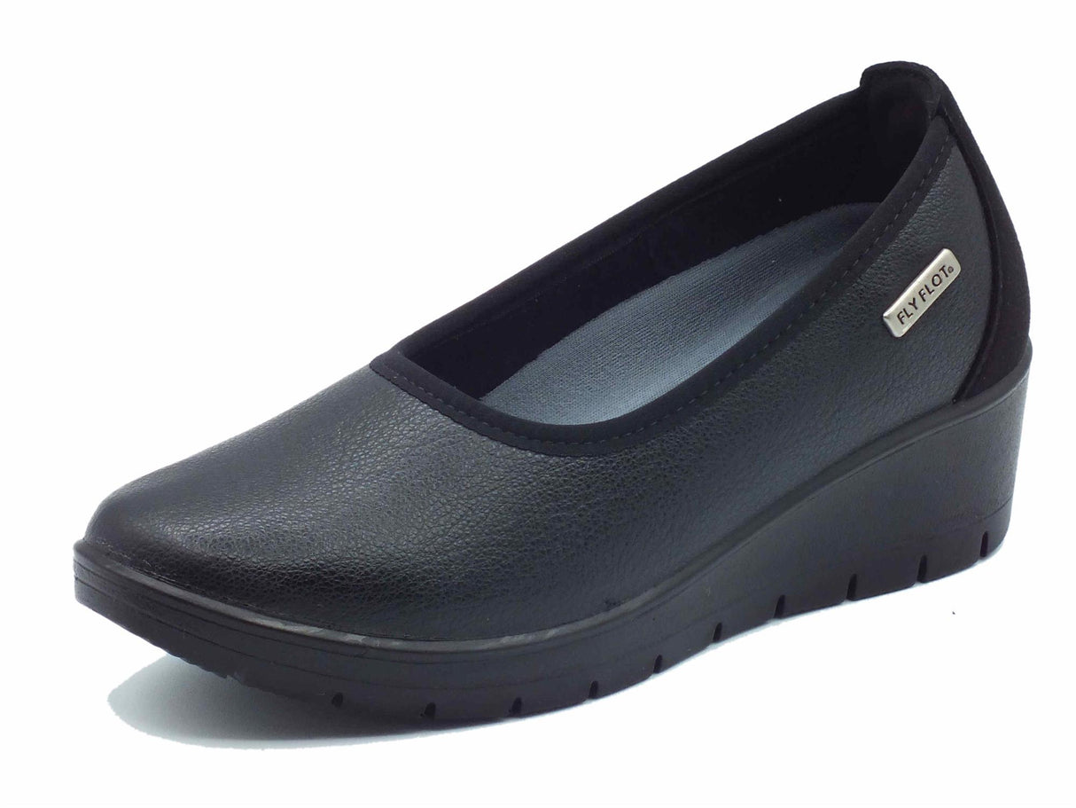 FlyFlot FlyFlot 18 X15 2X Gasperina Nero Decoltè per Donna in ecopelle con sottopiede in memory Nero