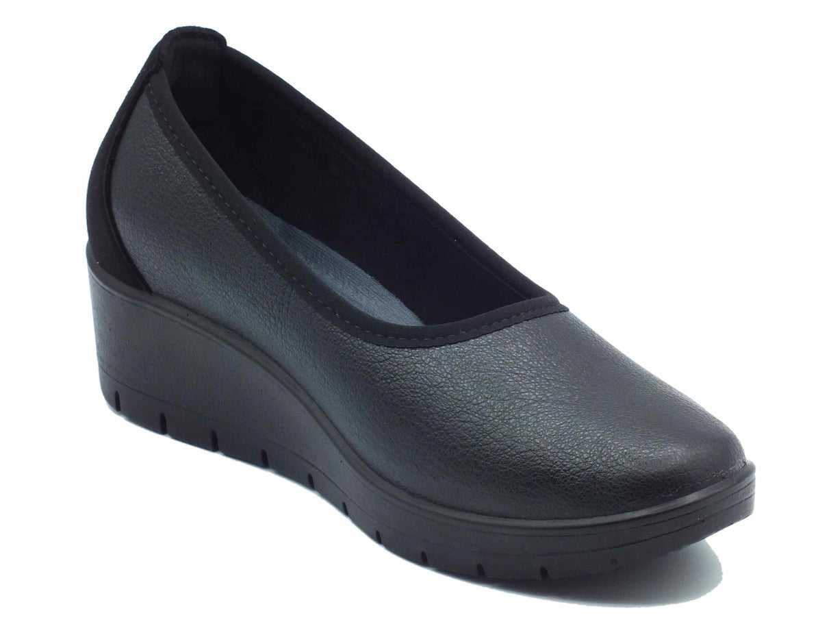 FlyFlot FlyFlot 18 X15 2X Gasperina Nero Decoltè per Donna in ecopelle con sottopiede in memory Nero