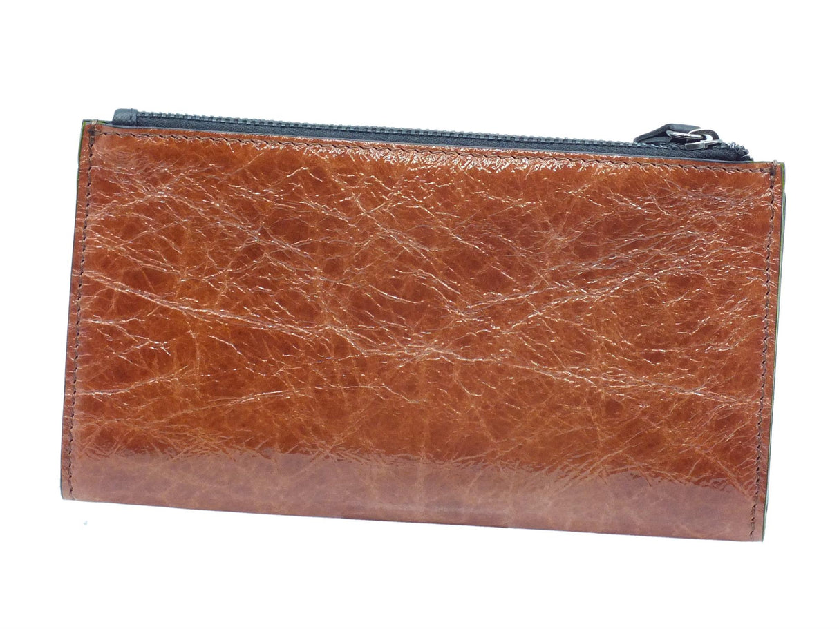 Gabs Gabs G008840ND Naplak Black Bruciato Portafogli per Donna in pelle con lampo Black Bruciato