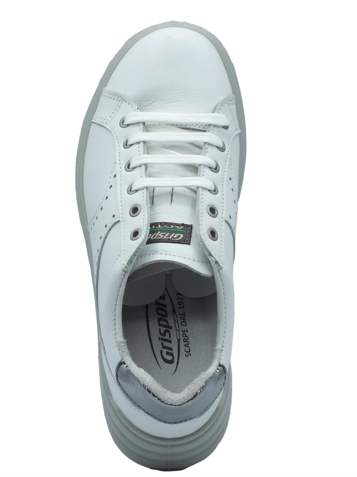 Grisport Grisport Active 6800T10 Bianco Touch Scarpe Sportive per Donna in pelle fondo antistatico Bianco