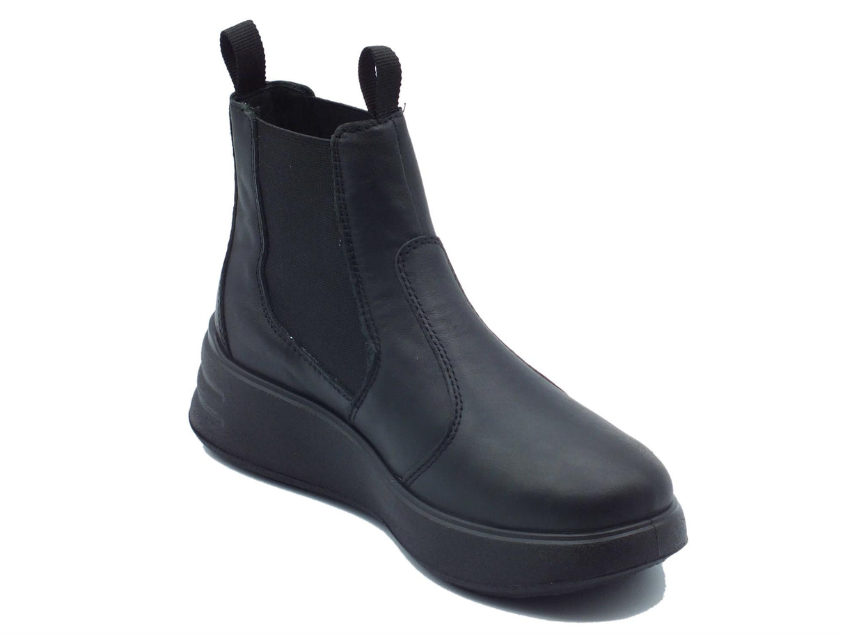 Grisport Grisport 6808T1G Nero Touch Scarponcini Beatles per Donna in pelle fondo antistatico Nero Touch