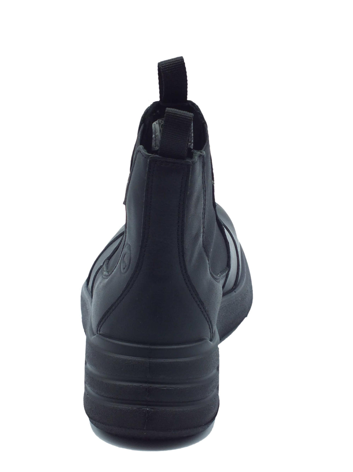 Grisport Grisport 6808T1G Nero Touch Scarponcini Beatles per Donna in pelle fondo antistatico Nero Touch