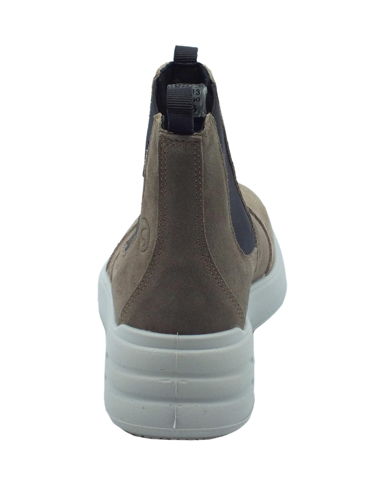 Grisport Grisport 6808V9G Fieno Vesuvio Scarponcini Beatles per Donna in nabuk taupe fondo antistatico Fieno Vesuvio