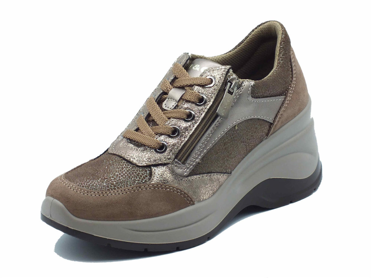 Igi&Co Igi&Co Sneakers Donna 4656722 Scam Fango pelle marrone Fango