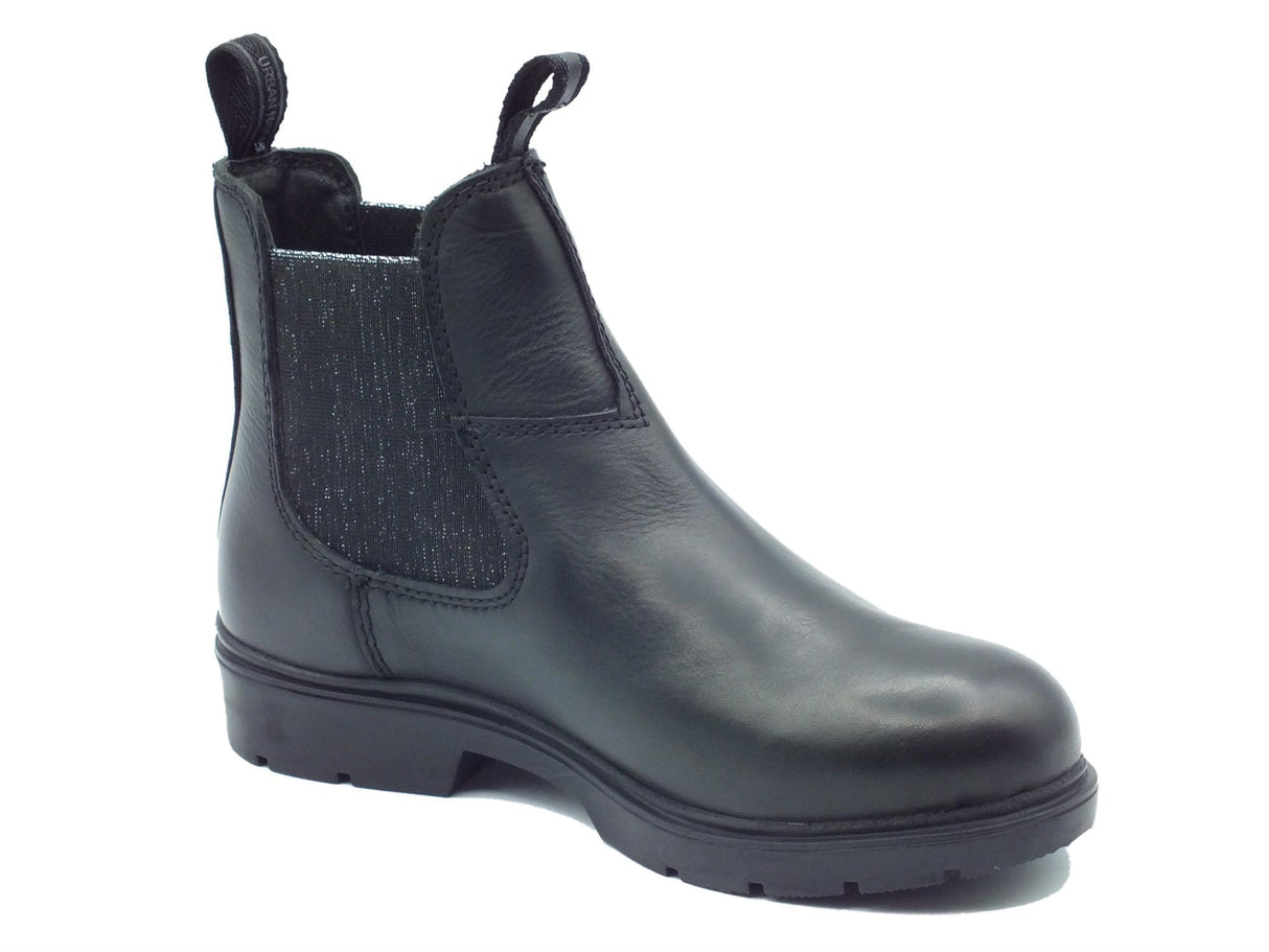 Lumberjack Lumberjack Michiel SWH8513 Black Scarponcini Beatles per Donna in pelle Black