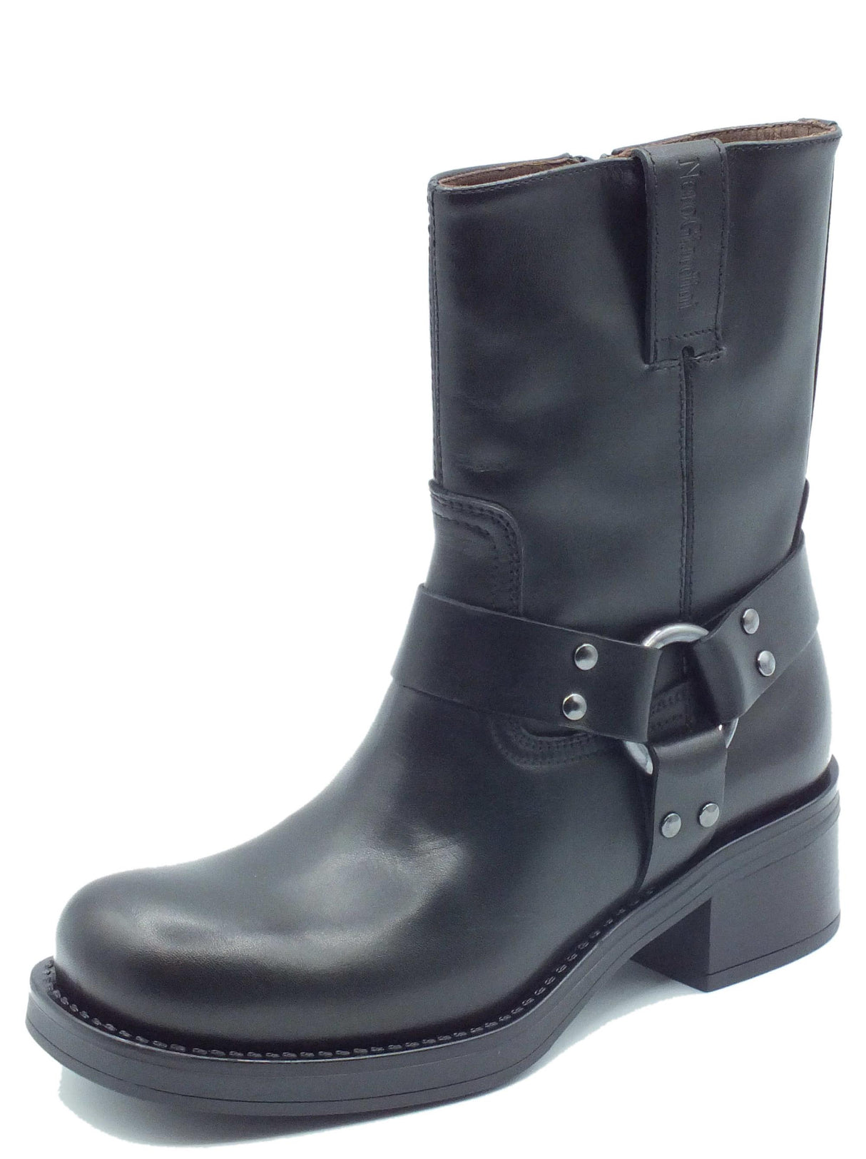 Nero Giardini Nero Giardini I309220D Guanto Nero StivalI per Donna in pelle con lampo Guanto Nero