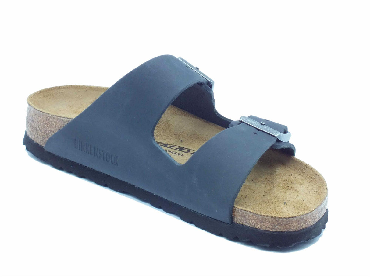 Birkenstock Birkenstock 0552113 Arizona BS Black Sandalo con doppia fibia in pelle Black