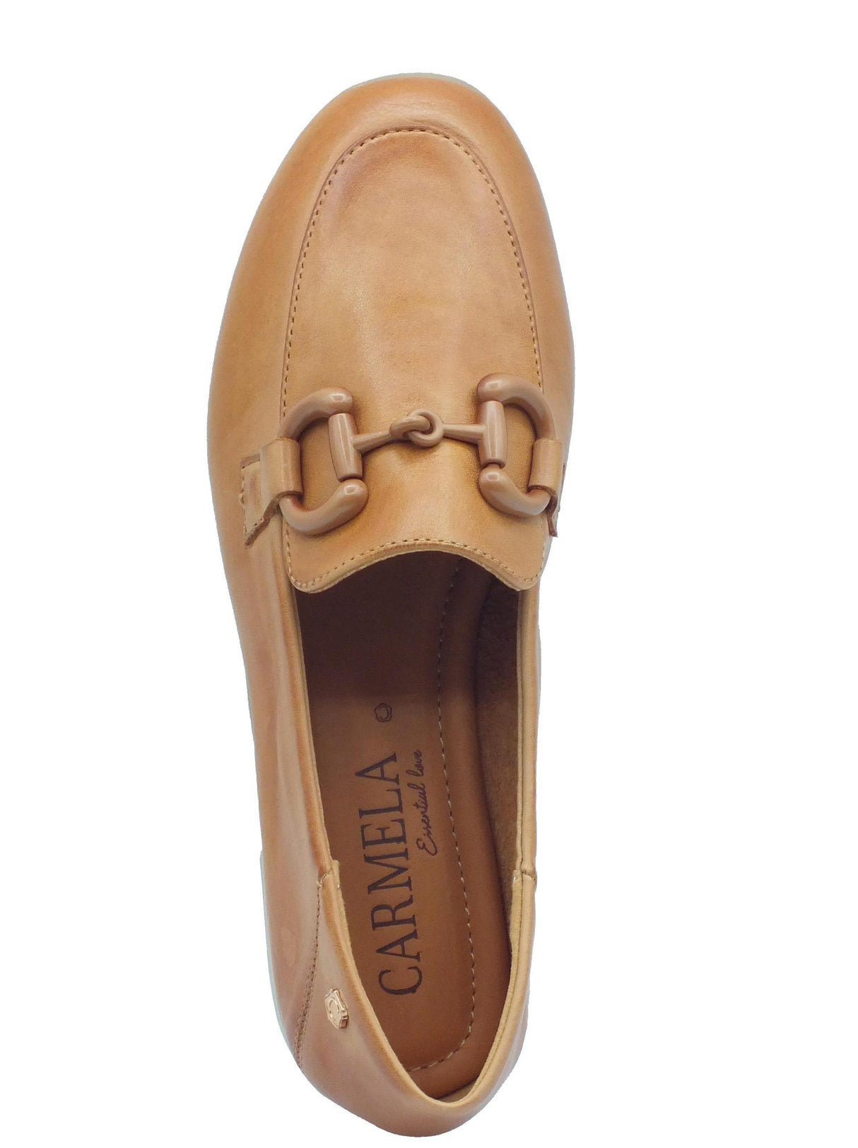 Carmela Carmela 161515 Z.Piel Camel Ballerine classiche per Donna in pelle con tacchetto Camel